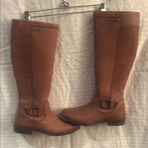 Dubarry of Ireland Tan Over the Knee Boots Equestrian Style